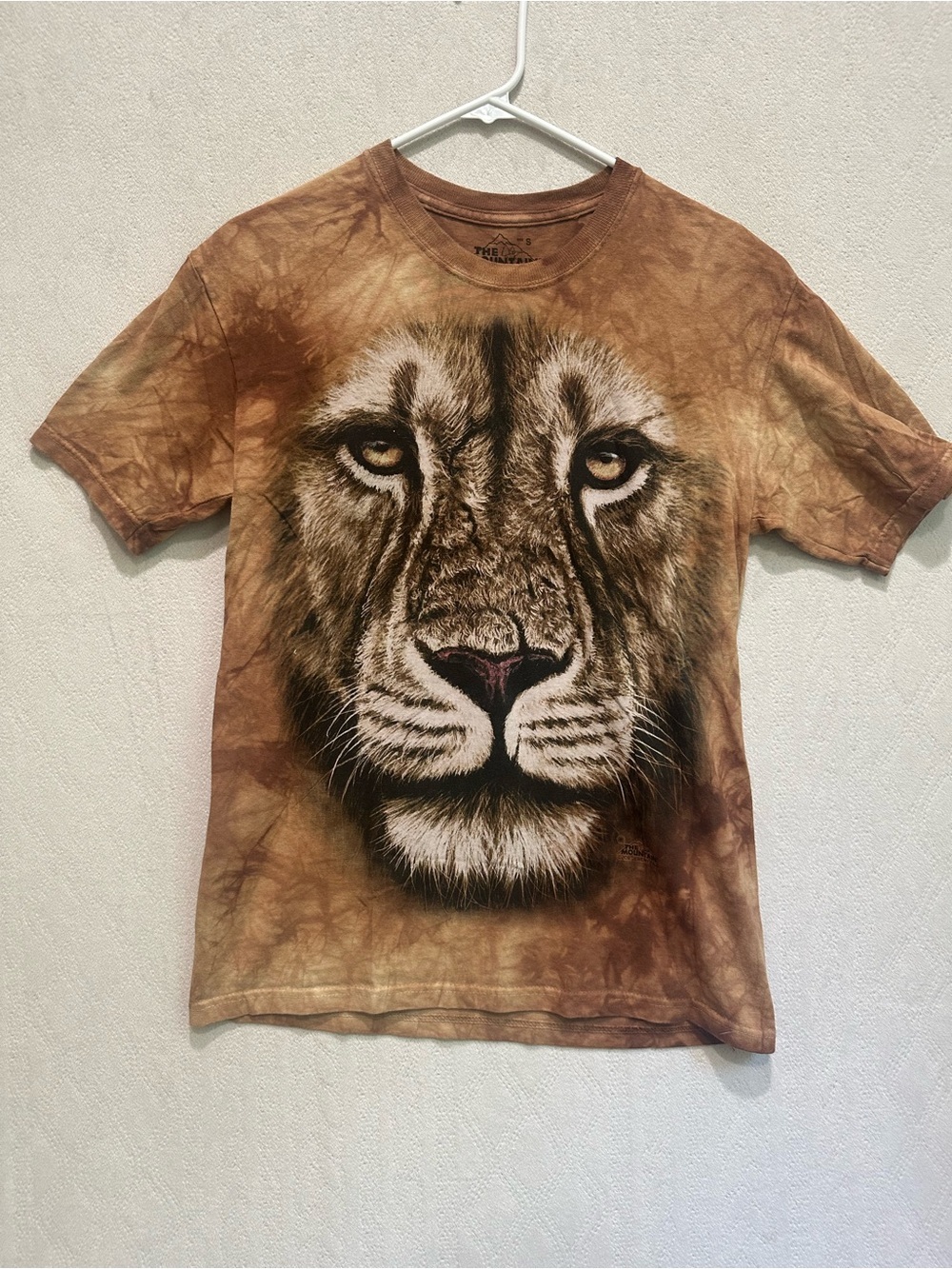 The Mountain Lion Graphic Tee - Safari Animal Print Sz Small